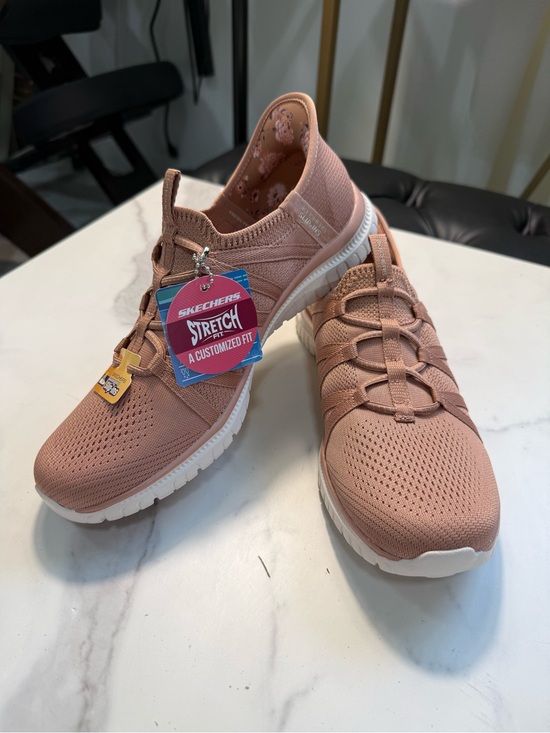 Skechers Shoes - Skechers Women’s Stretch Knit Slip-On Sneaker — Rose Taupe